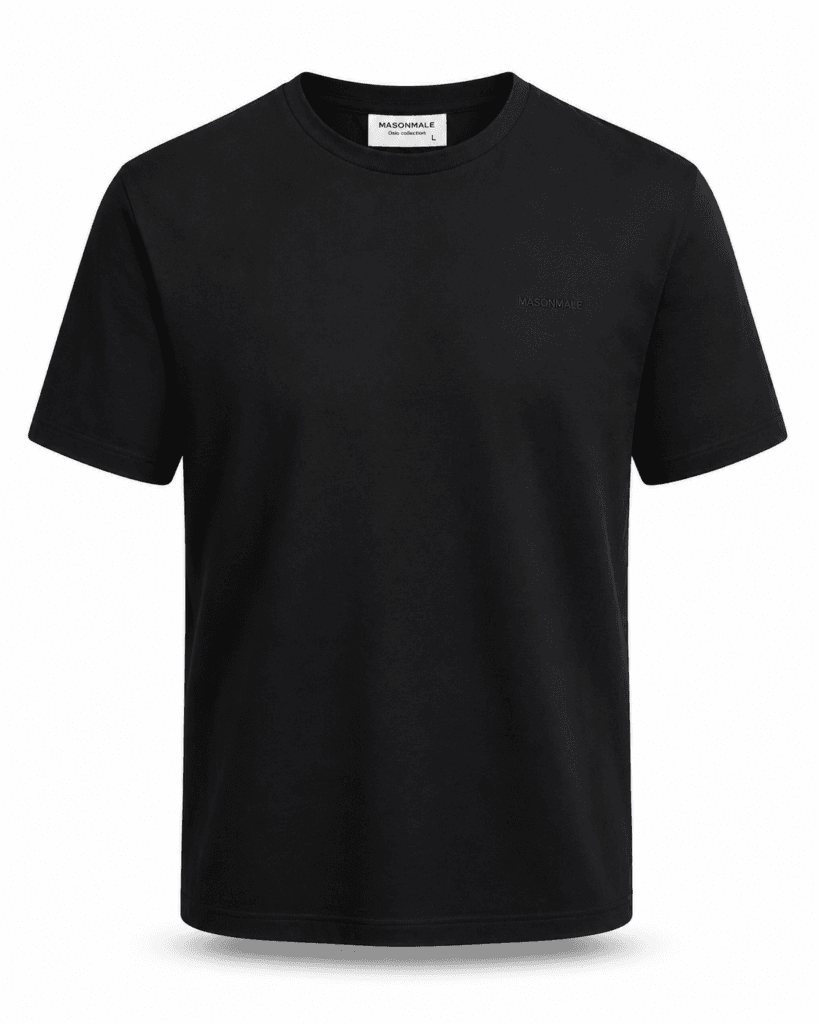 Svart Masonmale t-skjorte